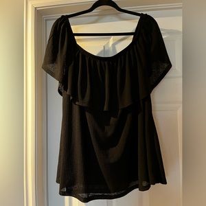 On or off shoulder flowy top